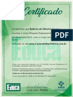 Certificado de Etiqueta Empresarial