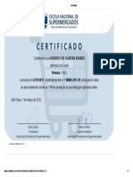 Certificado Peixaria