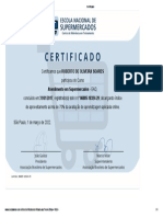 Certificado Atendimento Mercado