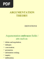 Argumentation Theory - Presentation