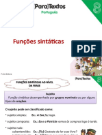 Funções Sintáticas