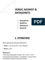 Adrenergic Agonist & Antagonits