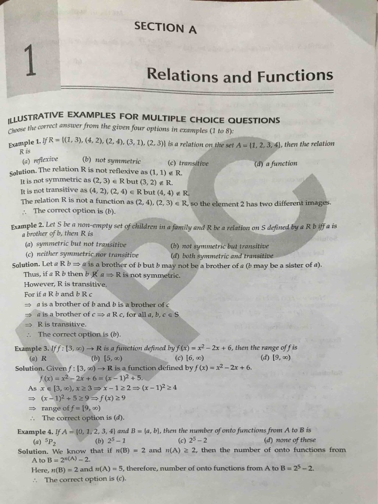 Maths Objective Questions | PDF