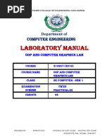 OOP&CG GDP Lab Manual