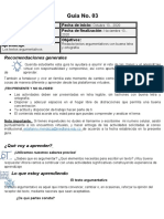 Guía de texto argumentativo