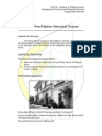 Lesson 2.1: Pre-Filipino Historical Source