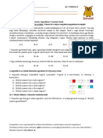 SZIPORKA 2020 - 2021 2. Osztály 3. Forduló