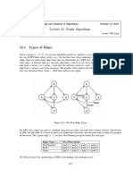12.1 Types of Edges: Lecture 12: Graph Algorithms