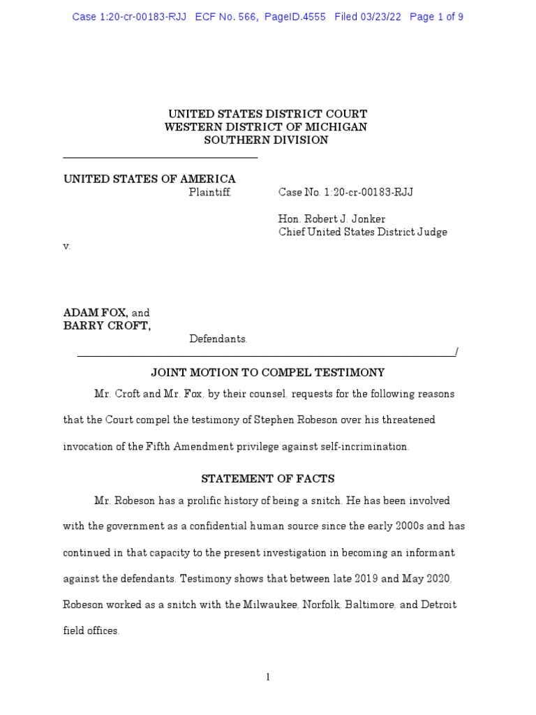 Legal Debate on Informant Testimony | PDF | Fifth Amendment To The ...