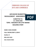 Adv Marketing Management Assignment Work 1 One