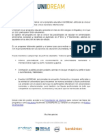 Unidream 22 - Circular para Familias