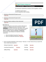 Unit 5: Gizmos Lab Simulation - Human Homeositasis: Type Here Type Here Type Here