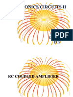 RC Coupled Amplifier