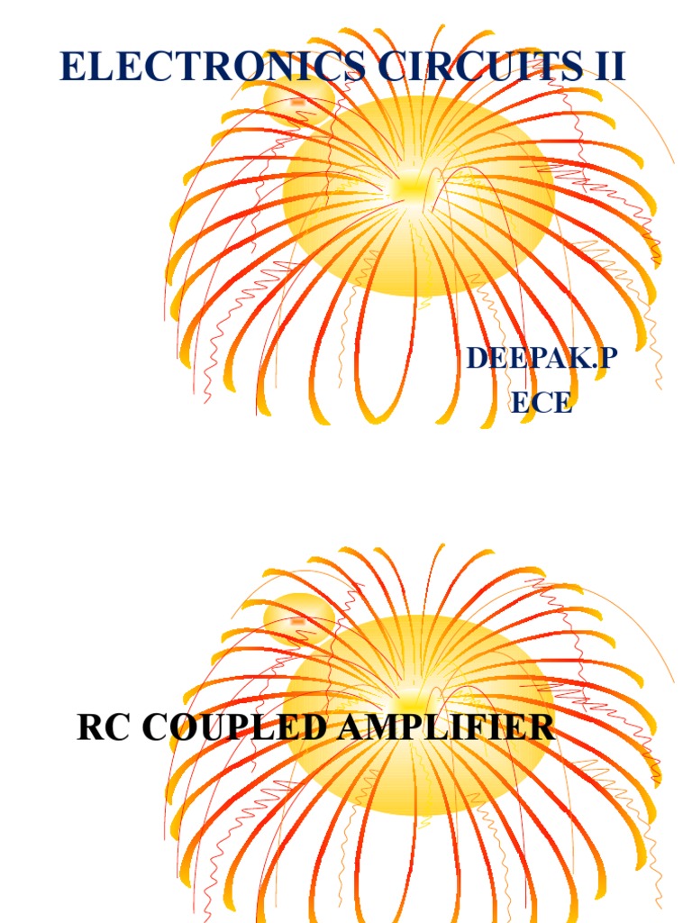 RC Coupled Amplifier Overview | PDF | Amplifier | Electrical Network