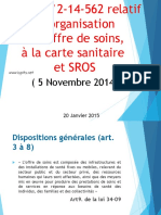 Décret Relatif À L'organisation de L'offre de Soins À La Carte Sanitaire Et SROS