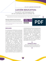 Revolución Educativa: La Educación Semipresencial en El Contexto de La Covid-19