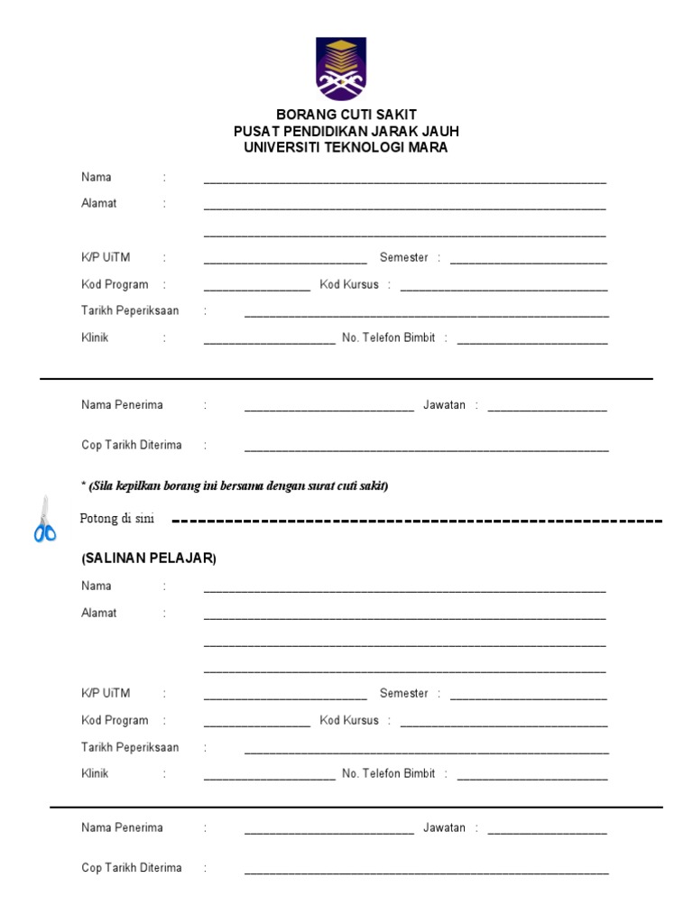 Epjj Cuti Sakit Pdf
