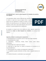 Actividad No. 2 Como Negociar en Colombia de Acuerdo A Sus Regiones