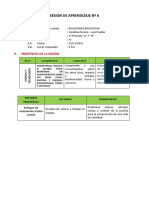 SESIÓN 6 CIENCIA Y TECNOLOGÍA