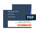 A - B Test Kit Tracking Document