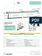 Instructions: "E" Free Hanging Viewing Surface "V" Flexible Vinyl Viewing Surface