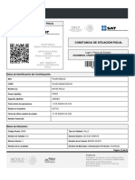 Constancia de Situacion Fiscal para Auditoria