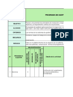 Formatos Auditoria Ladrillos Made in Spain