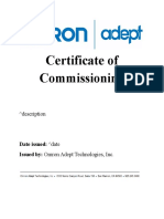 CommissioningCertificateTemplate