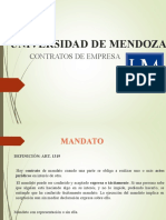 Contratos de mandato