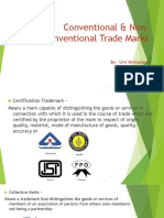Conventional and Non-Convenmtional Trade Marks