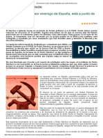 El Comunismo, El Peor Enemigo de España, Está a Punto de Devorarnos