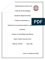 Reporte de Practica 1 - Lab de Quimica