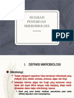 Sejarah Penemuan Mikrobiologi