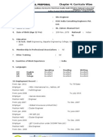 Technical Proposal: Chapter 4: Curricula Vitae