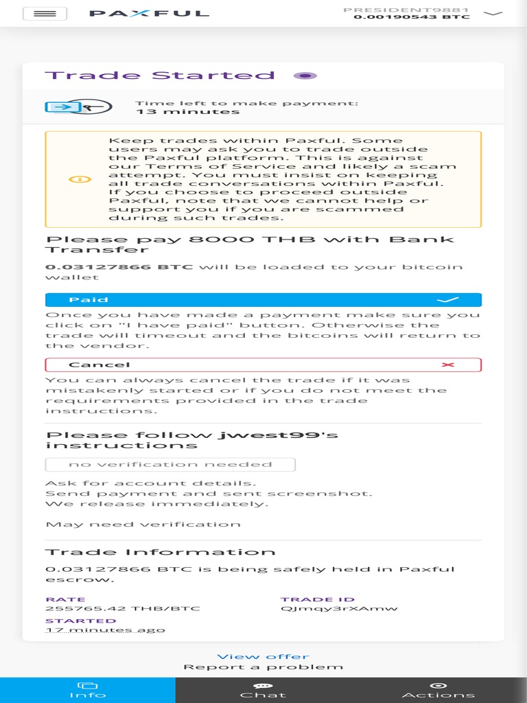 President9881 Is Buying Bitcoins For 8000 THB (0.03127866 BTC) With Bank  Transfer. Trade QJmqy3rXAmw | PDF