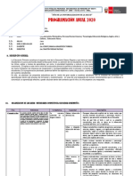 Programacion Anual 1ero Primaria 2020 Actualizado Rm y Rvm 2020.