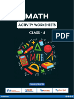 Class 4 Math Activity Worksheet 1