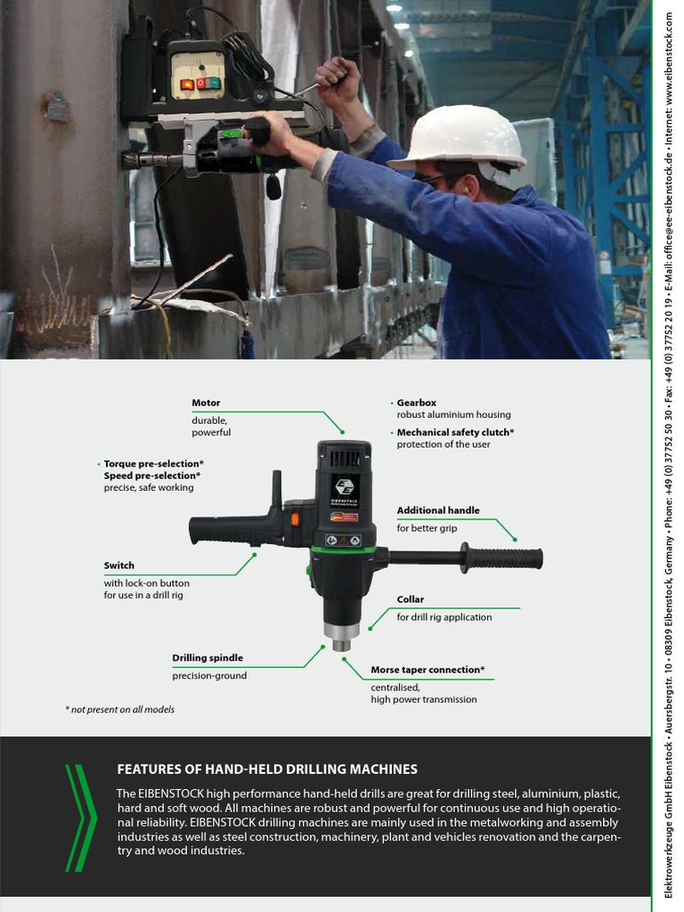 Ficha Tecnica - Ehb-32 2.2 R.L Eibenstock | PDF | Drill | Transmission ...