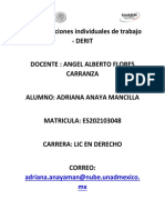M10 - Relaciones Individuales de Trabajo - Derit: Adriana - Anayaman@nube - Unadmexico. MX