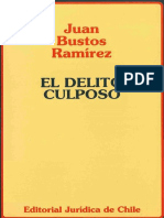 El Delito Culposo - Juan Bustos R