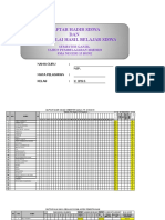 Daftar Hadir Siswa DAN Profil Nilai Hasil Belajar Siswa: Semester Ganjil Tahun Pembelajaran 2018/2019 Sma Negeri 15 Bone