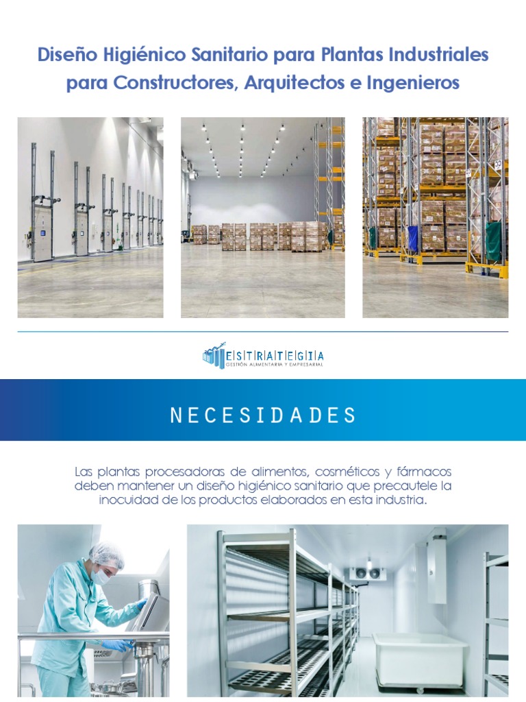 Diseño Higiénico Sanitario para Plantas Industriales para Constructores ...