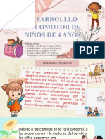 Exposicion 4 - Desarrollo Psicomotor de 4 Años