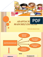 Adaptacion y Madurez Escolar. Diapositivas Clase.