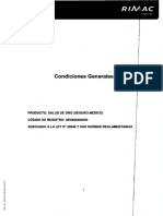 Condicionado General Salud de Oro Seguro Medico