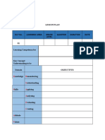 Lesson Plan Template