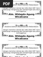 Contoh Undangan Selapanan