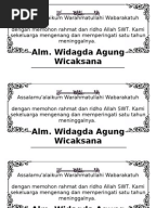 Contoh undangan tasyakuran