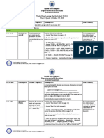 Department of Education: Weekly Home Learning Plan For Grade 8, 9, 10,11 Week 1, Quarter 1, October 5-9, 2020
