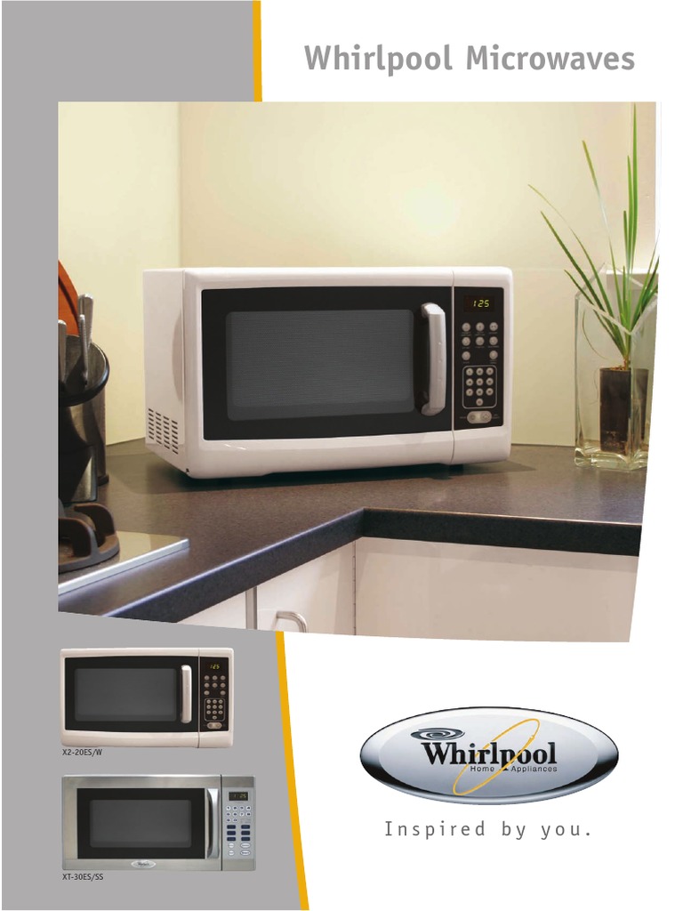 Whirlpool Microwaves Inspired by You PDF Foods Oven